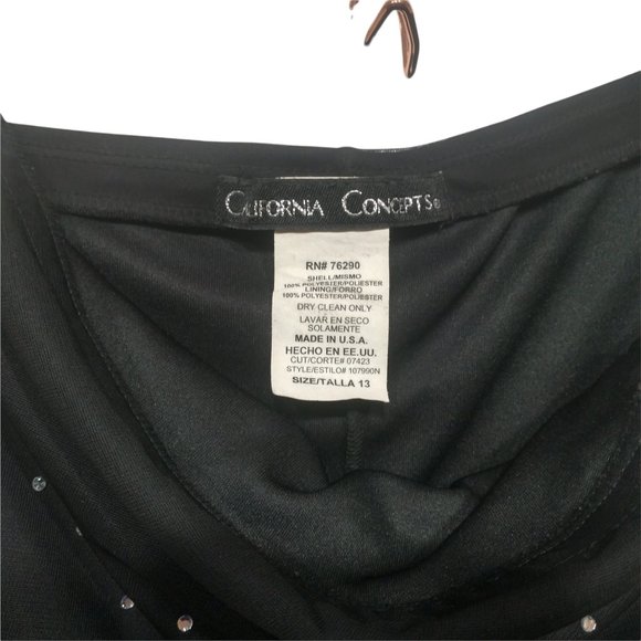 California Concepts Rhinestone Strapless Dress - Picture 15 of 16